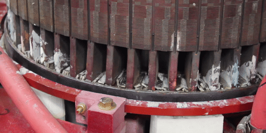 Rotor Brazing System Close Up GIF