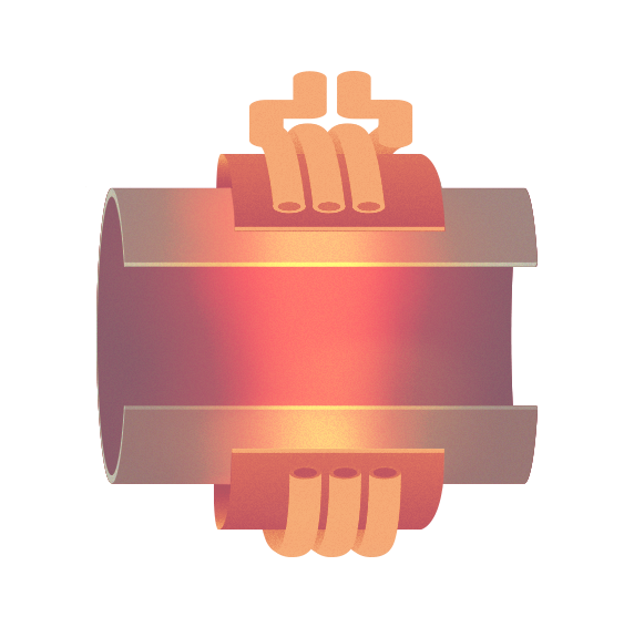 Pipe Coating with Induction Heating
